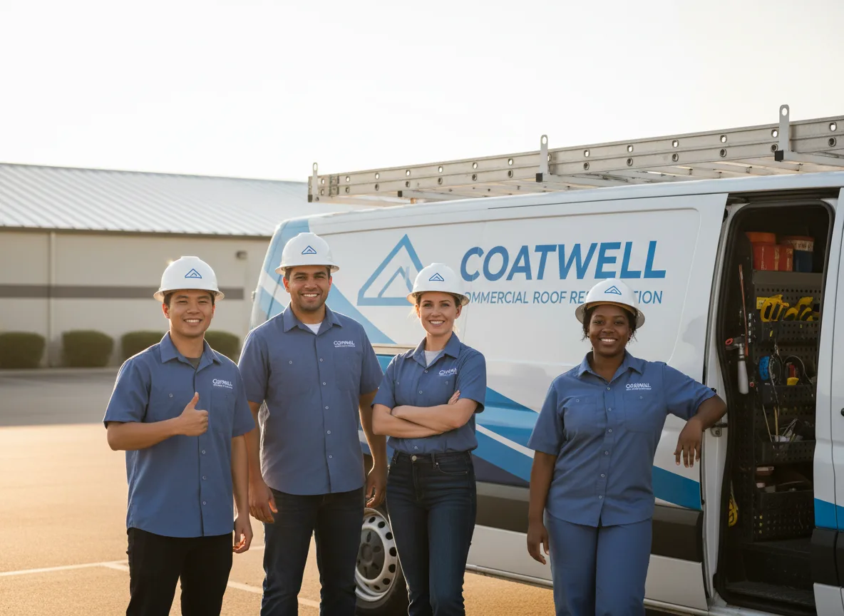 Commercial roof coating company in Glidden, IA
